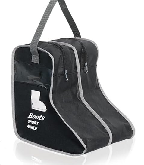 HASTHIP® 1 Pack Portable Boots Storage Bag, Black Shoe Bags for Storage and Travel Dust Proof Travel Shoe Bags (Medium) HASTHIP® 1 Pack Portable Boots Storage Bag, Black Shoe Bags for Storage and Travel Dust Proof Travel Shoe Bags (Medium)